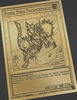 3D printer bestanden | 3MF | FOSSIEL DYNA PACHYCEPHALO - YUGIOH