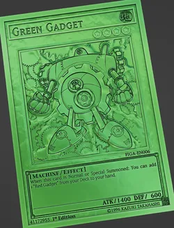 3D printer bestanden | 3MF | Groene gadget -yugioh