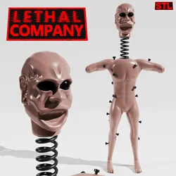 Board Games & Card Games STL Download - COIL-HEAD FROM LETHAL COMPANY - 3D PRINTABLE MODEL COIL HEADby BGGT Maker