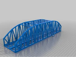 Bridge portal double scale H0 1/87