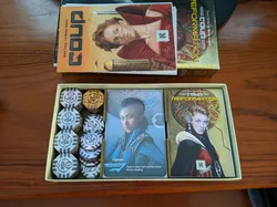 Coup reformation organizer for sleeved cards