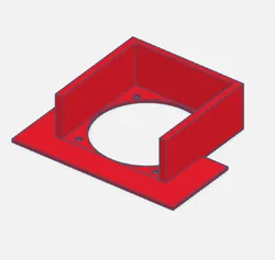 Custom 40mm fan fastener for Xbox 360 Power Supply