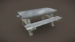 Forest wood table