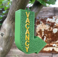 Insect Hotel Vacancy Sign