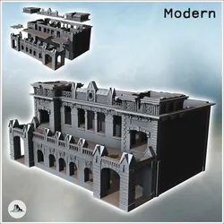 Other STL Download - Detskoe Selo train station damaged (Leningrad, USSR) - miniaby Hartolia Miniatures