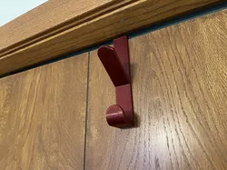 Over the door clothing and towel hook