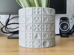 SASSy Tile Mosaic Plant pot and Planter - Vase mode design