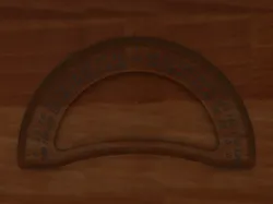 Stationery & Learning Tools STL Download - 180 Degree Protractor 15cmby MR AnyCAD