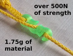 Tiny, ultra tough rope tensioner