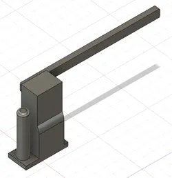 Tools & Spare Parts STL indir - 1/18 BARRIERE DE STATIONNEMENT / SLAGBOOM VOOR PARKEREN - Vendetta3Diorama