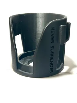 Wheelchair cup holder with Dovetail Insert and Receptors
