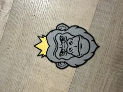 2D gorilla head / 2D Gorillakopf