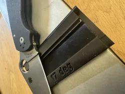 3x8" sharpening stone guide 17 degrees