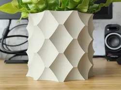 Anti Quilted Plant pot and Planter - Vase mode design