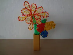 Basic vase and fantasy flower(s)