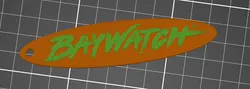 Baywatch Keychain
