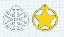 Christmas earrings