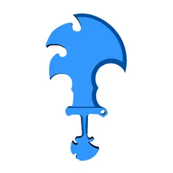 Gratis Characters & Creatures STL indir - Zwaard/mes - Finsh Awm