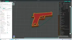 Gun keycvhain
