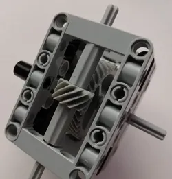 Helical Gears 45 degrees 36t + 12t, Lego compatible