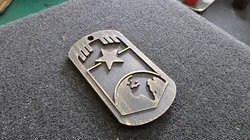 Helldivers "Super Citizen" Dog Tag