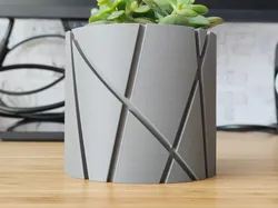 Line Plant pot and Planter - Vase mode design