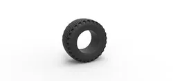 Miniature Games & Accessories STL Descărcare - Anvelopă offroad 119 Scară 1:25 - 3DTechDesign