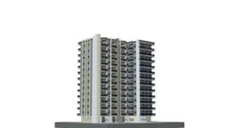 modern residential complex apartment building