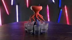 Octashot - shot dispenser - 8 shots at once