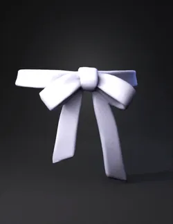peach fabric bow belt with tied ribbon texture as clothing accessory