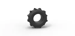 Props & Terrain STL Descărcare - Dirt dragster anvelope spate 4 Scară 1:25 - 3DTechDesign