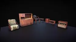 Soviet Furniture Pack (LowPoly)