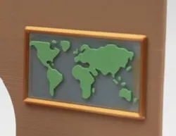 Stylized World Map