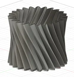vaso con motivo geometrico
