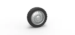 Vehicles & Machinery STL Descărcare - Semi-roată față pentru pickup V13 Scară 1:25 - 3DTechDesign