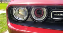 2015-2021 DODGE CHALLENGER COLD AIR HEADLIGHT INTAKE RING TUBE WITH GRILLS