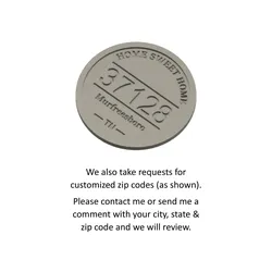 Badges & Coins STL Descărcare - 37128 Murfreesboro TN Coaster w/Holder (holds 6) - Trash Can Guy