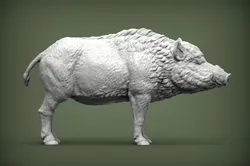 Boar 3D print model wild 3D Print Model in Sculpture 564870