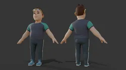 Cartoon man people