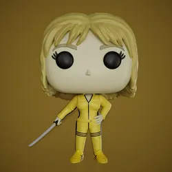Characters & Creatures STL تنزيل - Funko The Bride - Kill Bill - Axos3D