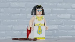 Cleopatra Lego Maxifig 3D Print Model in Sculpture 566084