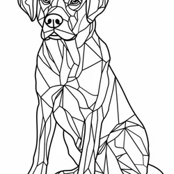 Dog Dog Wall Sculpture 2D