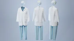 Female Healthcare Uniform Scrub