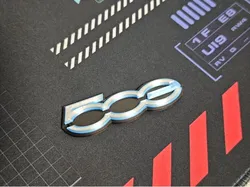 Fiat 500e keychain