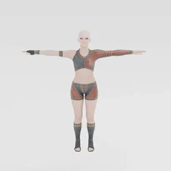 Hunter Female Base Model - Monster Hunter World Free
