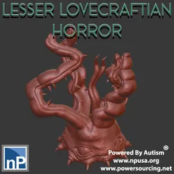 Lesser Lovecraftian Horror Free 3D Print Model in Game Accessories 565831