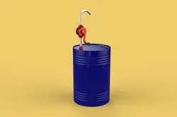 MANUAL PUMP HAND CRANK ROTARY FUEL OIL STEEL DRUM BARREL GALLONS