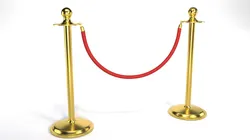 Red Rope Stanchion
