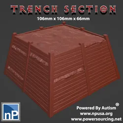 Trench Section Free 3D Print Model in Game Accessories 565826