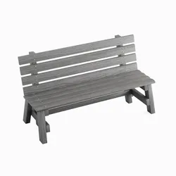 Wooden Outdoor Bench 04